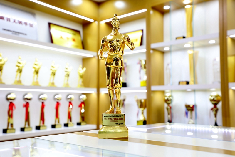 喜訊！公司捧回兩座“小金人”